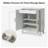 Hayter 30''W Distressed Finish Hidden Drawer Accent Cabinet (Set of 2)-101955768