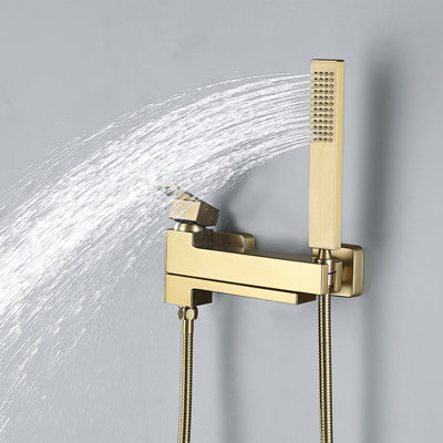 Brass Tub Faucet with Swivel Spout