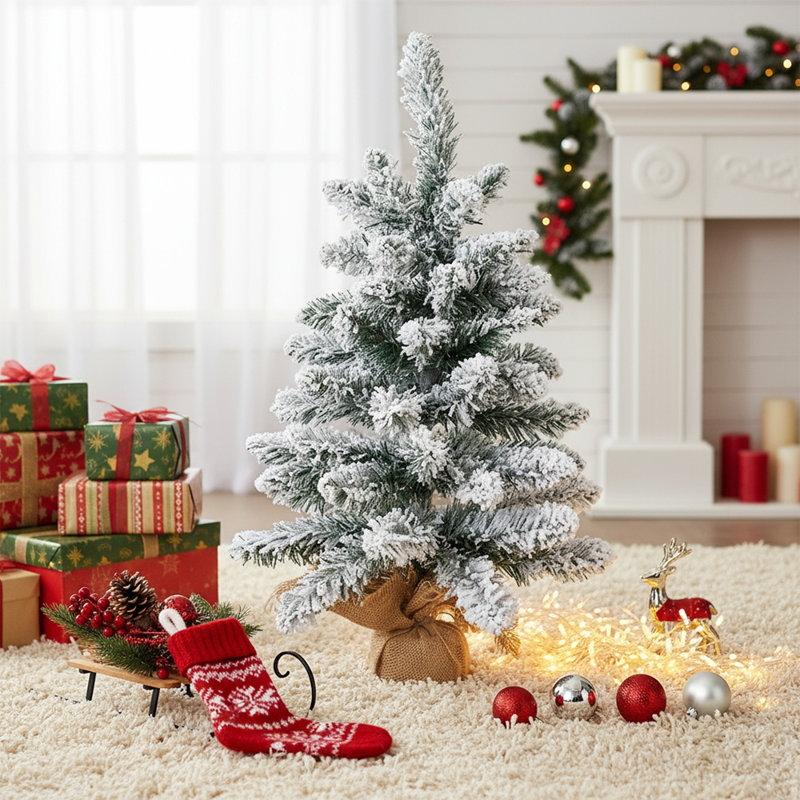 2.13' H Lighted Artificial Christmas Tree