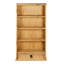 Keana 103cm H x 52cm W Solid Wood Standard Bookcase