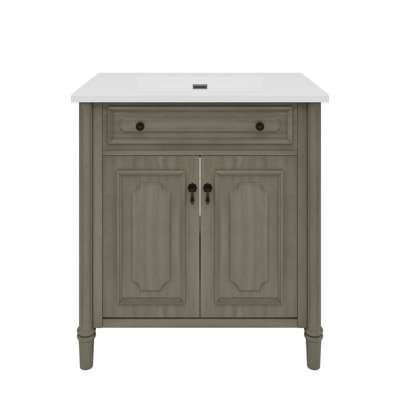 Meuble-lavabo vintage avec lavabo