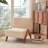 Upholstered Accent Chair with Wooden Legs-763807175