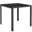 Albo Square Metal Outdoor Dining Table - 75 cm W 75 cm D