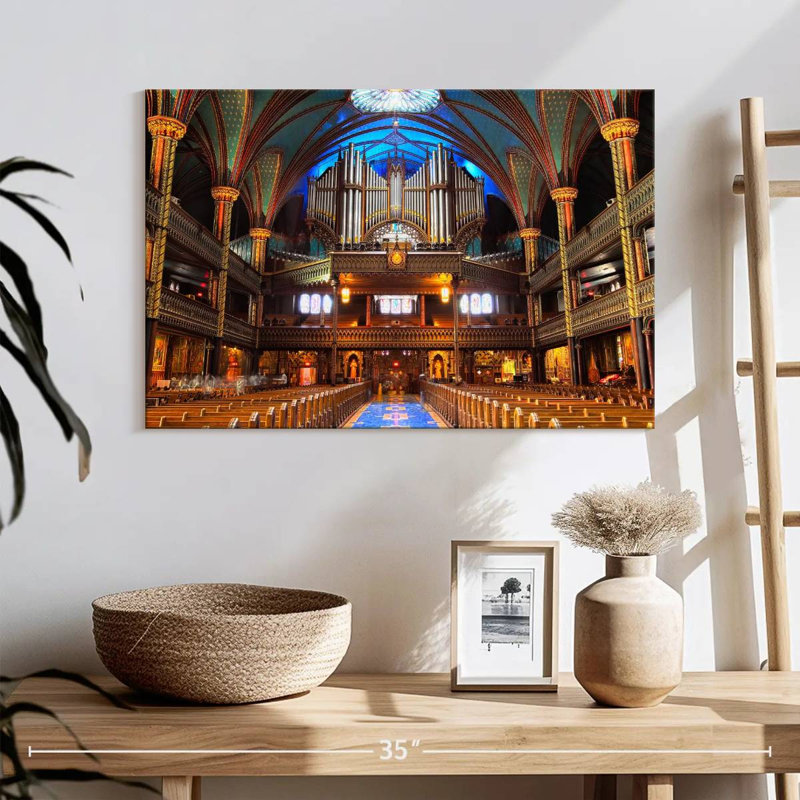 Orgue à tuyaux Notre Dame Basilica, H 16 po x l 24 po