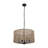 19.68" Hand Woven Bohemian Rattan Pendant Chandelier