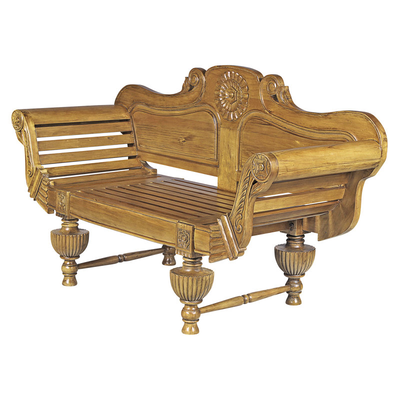 Halifax Console Wooden Patio Bench