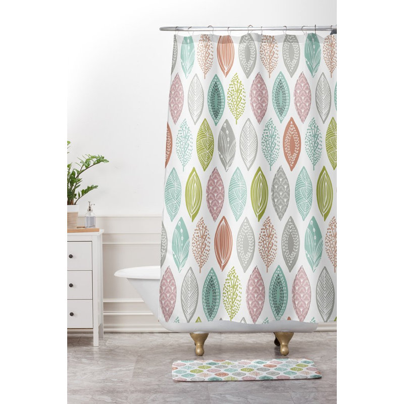 Tapis pour salle de bain feuille pod