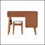 Ensemble de coiffeuse à maquillage rétro en bois bohémien avec prise de charge, port USB, tabouret et tiroirs de rangement multiples