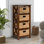 Commode de rangement à 4 tiroirs de la collection Beachcrest Home ™ d'Emmanuelle
