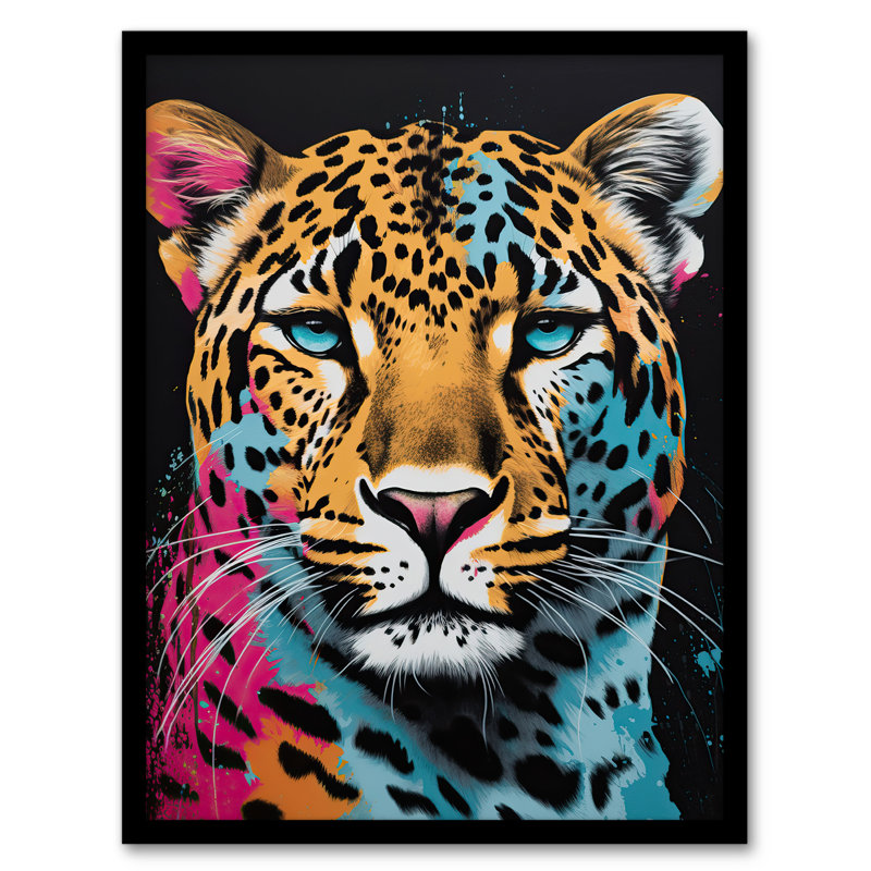 Alajhia Leopard Lounge by Fiona Bryant - Single Picture Frame Print