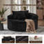 Chaise longue ronde rembourrée de 58,3 po-1725597738