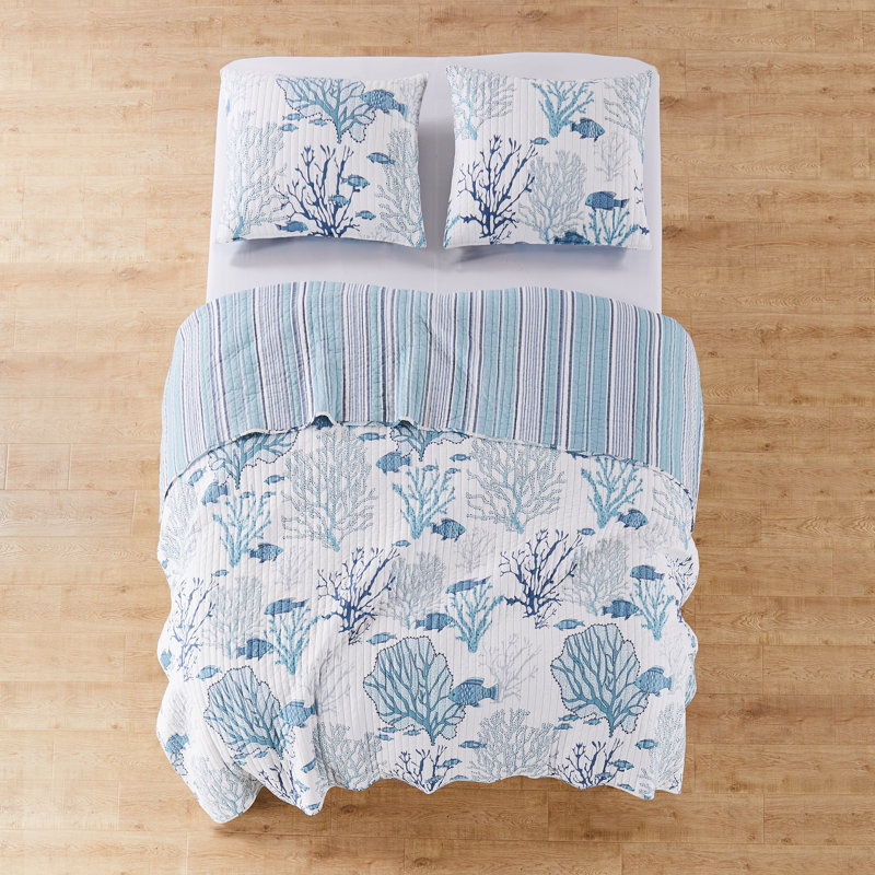 Ensemble de courtepointe Lacey Sea