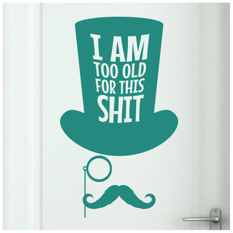 Wall Decal, Aqua Green