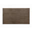 Table de salle à manger en fil de fer brossé brun 1pc avec 2 tiroirs cachés