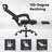 Ergonomic Office Chair With Footrest, Mesh Office Desk Chair With Headrest, High Back Computer Chair With Adjustable Lumbar Support For Home Office Study Room Bedroom, Black-1791688196-1791688251
