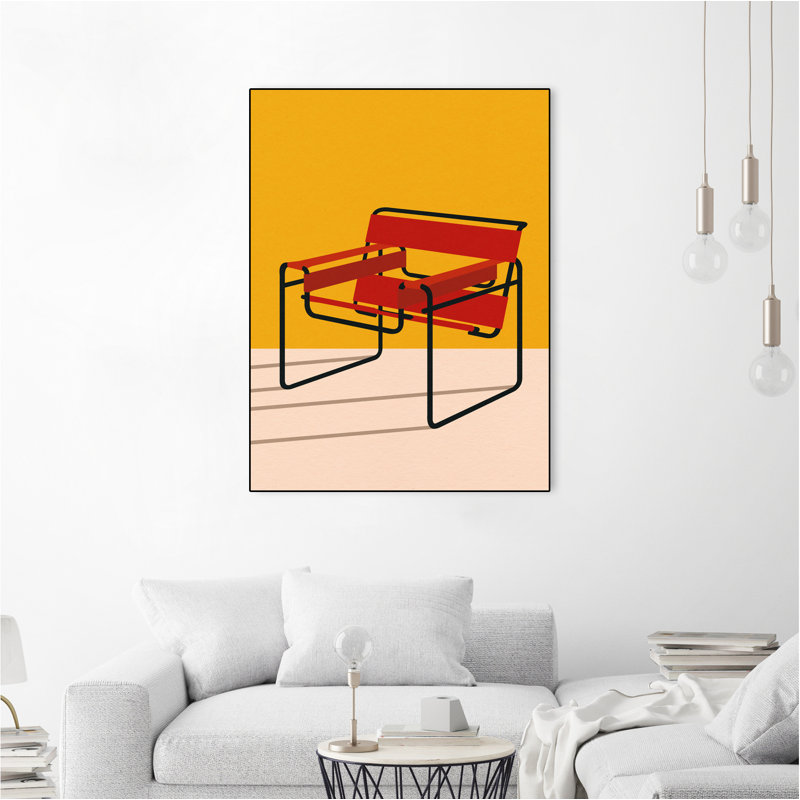 Toile encadrée Wassily Chair Marcel Breuer, H 40 po x l 30 po