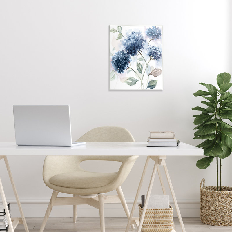Plaque murale Soft Hydrangea Breeze, design par Nan