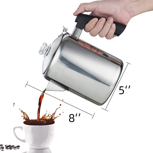 Cook N Home 8-Cup Stovetop Coffee Maker & Reviews
