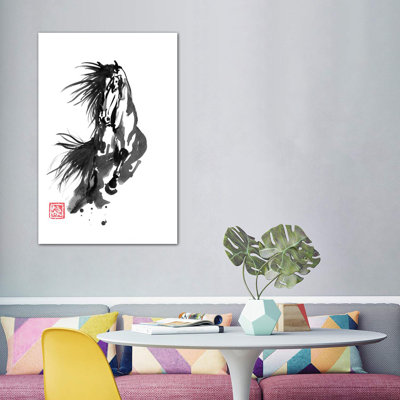 «Running Horse» par Péchane - impression d'art graphique