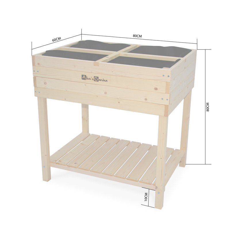 Wood Raised Garden Bed
