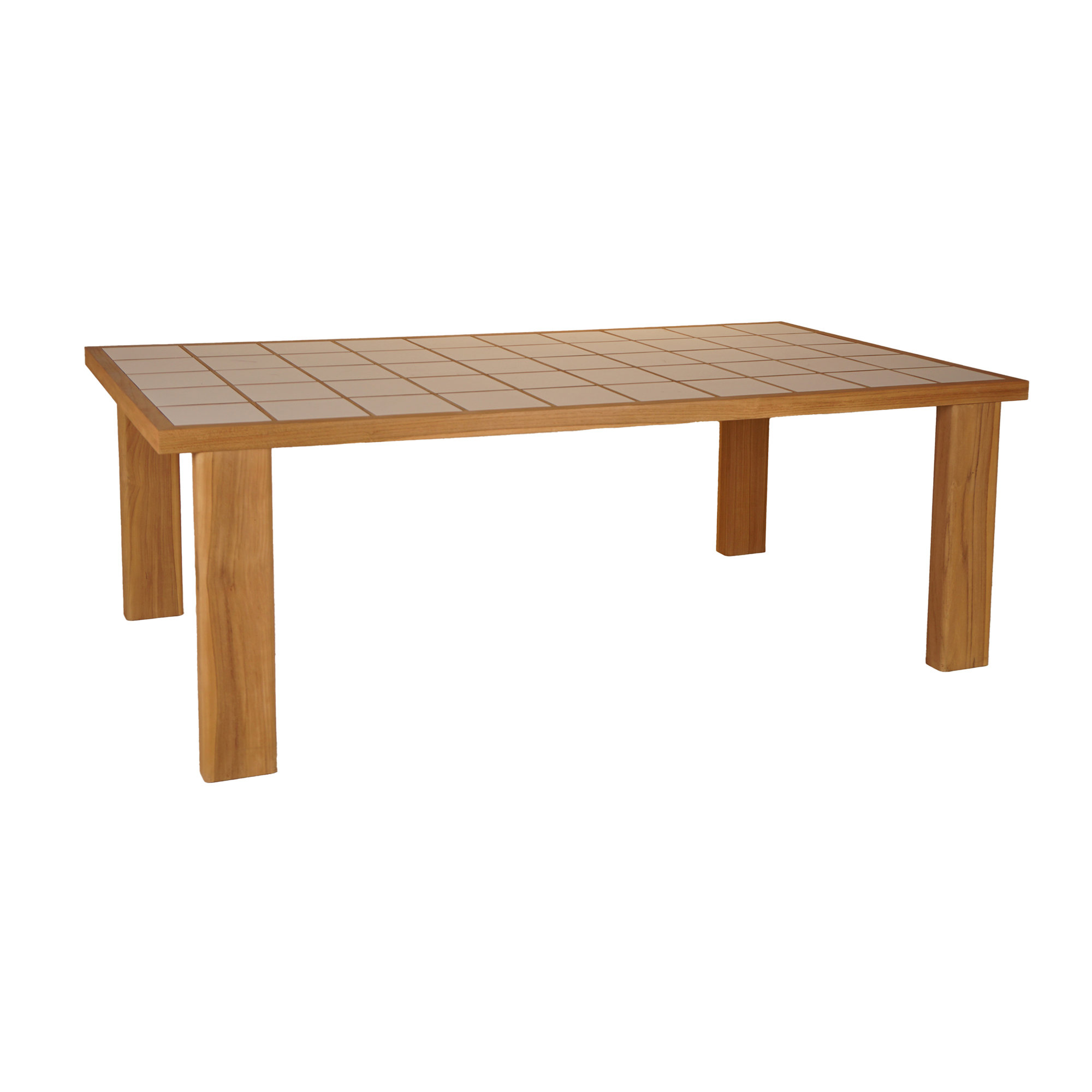 Colunga Outdoor Dining Table, Natural