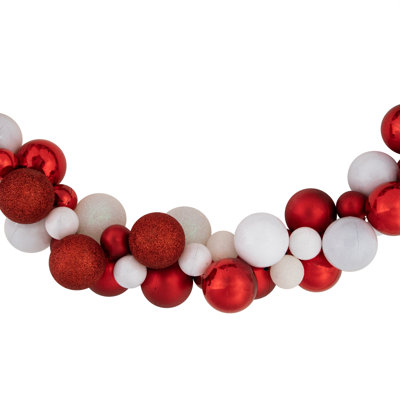 6' Shatterproof Ball Christmas Garland