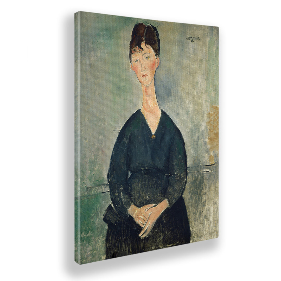 Leinwandbild Café Singer von Amedeo Modigliani