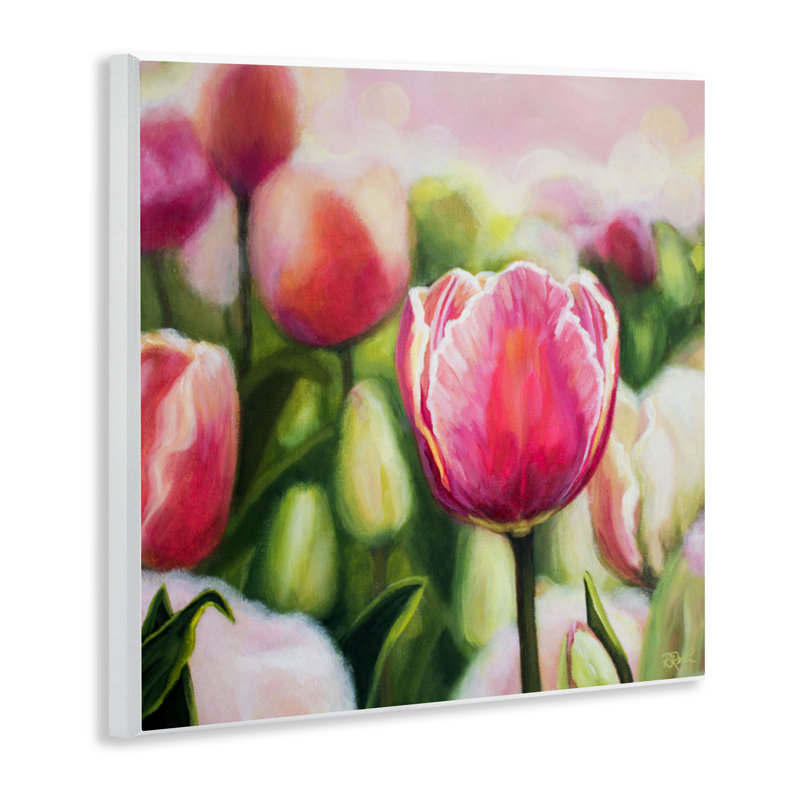 «Blooming Tulips Garden» par Raquel Roth