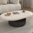 Modern simple high-grade oval coffee table