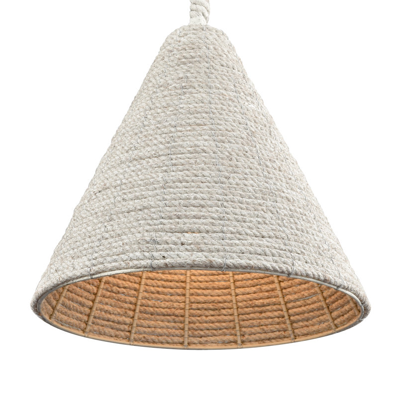 Air Loom 16.5'' Wide 1-Light Pendant - White