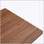 Table basse 44,8 pouces en bois de noyer et grain de bois avec panneau triangulaire stable, parfait pour les espaces de vie élégants.