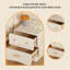 Mini table de chevet 13,78 po
