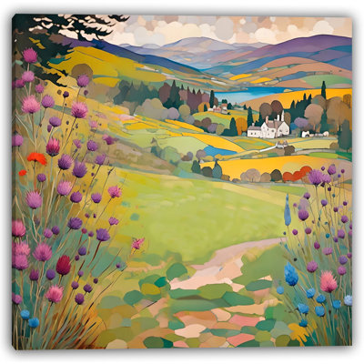Tranquil Countryside View - Wrapped Canvas Wall Art