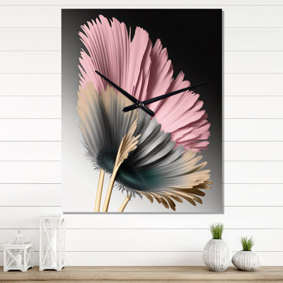 Jaliel - Floral Daisy Wall Clock