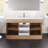 Wauconda 60"W X 20"D Rosewood Bathroom Vanity With Acrylic Countertop And Integrated Sink-108902222