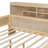 Multi-functional Bed with Two Storage Drawers and Study Desk