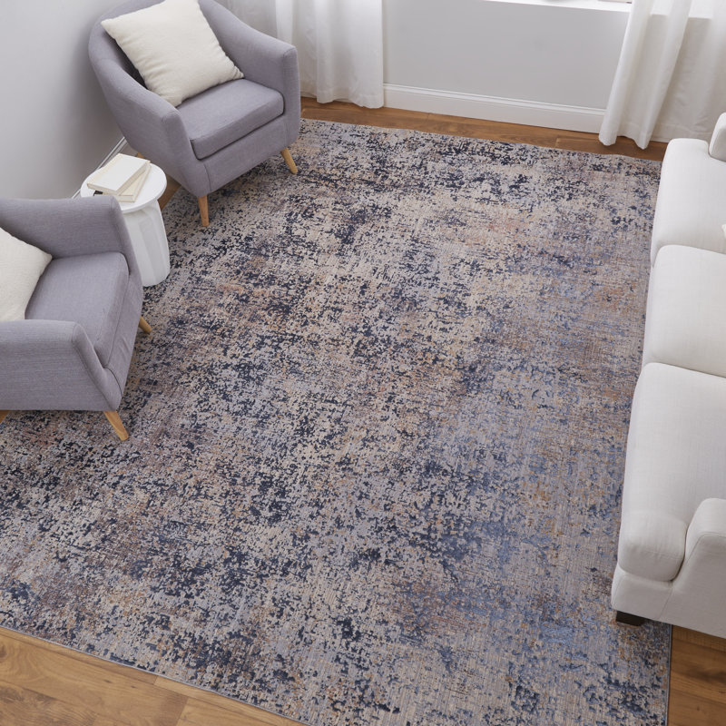 Rhun Abstract Indoor Rug, Rectangle 2' x 3'