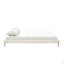 Base de lit plate-forme à lattes en bois de très grande taille sans tête de lit, blanc-1257441574