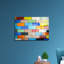 Superbe peinture murale en verre trempé 27,6 po x 39,4 po | 100% verre trempé, épaisseur: 0,16 pouce | Décoration élégante pour le salon ou le bureau, durable et facile à nettoyer, idée de cadeau parfaite-1300330312
