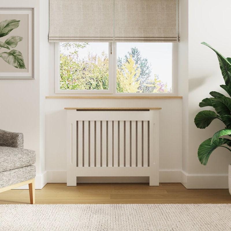 Longslow Radiator Cover, 83cm H x 112cm W x 19cm D