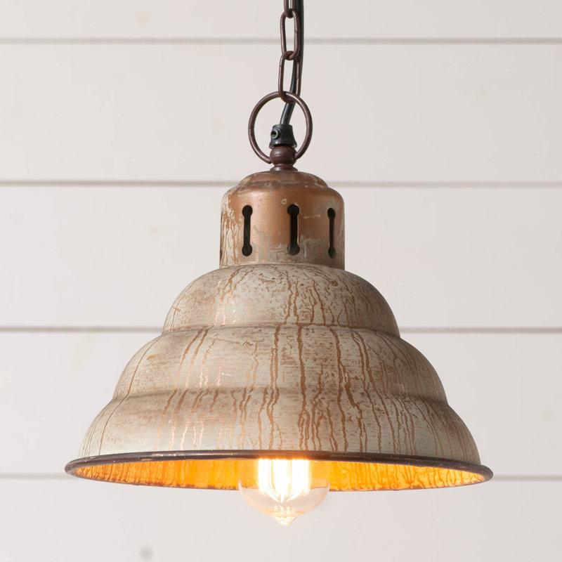 Luminaire suspendu Doziers Vintage Verdegris