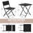 Teree 2 - Person Wicker Patio Dining Set with Square Table-1409353985