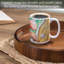 Coquilles de plage 15 oz. Tasse décorative en céramique
