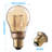 2.3W A19 LED Decorative Light Bulbs, 2000K Amber Glass, Dimmable LED Vintage Edison Bulb, UL Listed, E26 Base