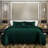 Microfiber Embossed Oversized Modern & Contemporary Bedspread Set With Shams-124114365-124114352