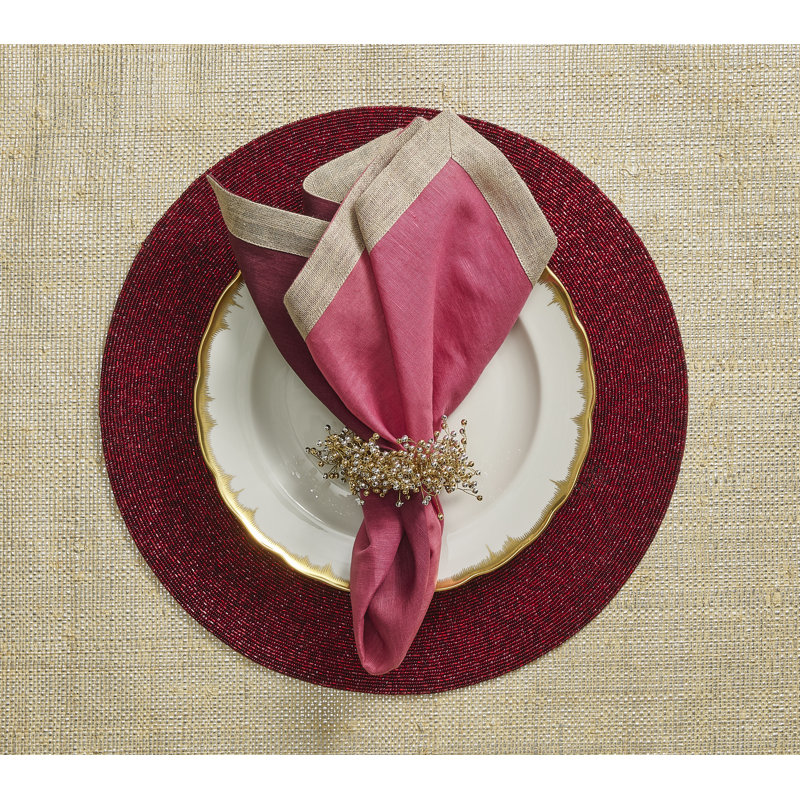 Spray Napkin Ring, Gold/Silver