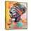 «Afro American», collage coloré rétro III - femme, art mural