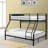 Black Twin XL Over Queen Metal Bunk Bed With Ladder For Kids And Adults,No Box Spring Required,Heavy Duty-442195451