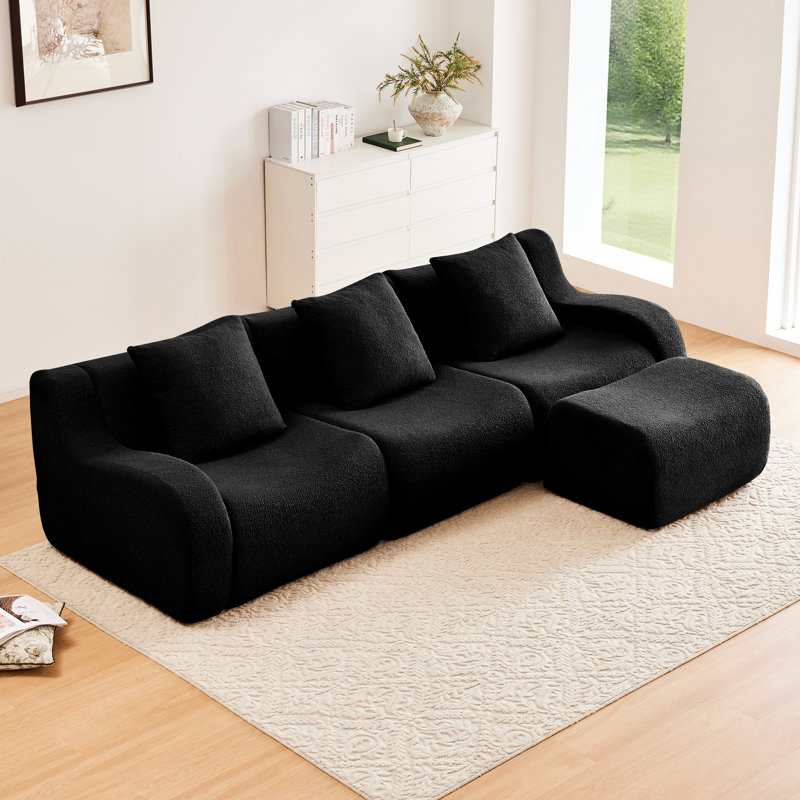Style de canapé anti-dérapant en tissu haut de gamme pour les salons et les chambres