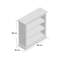 Arley 90 cm W Standard Bookcase-125312099-138125553